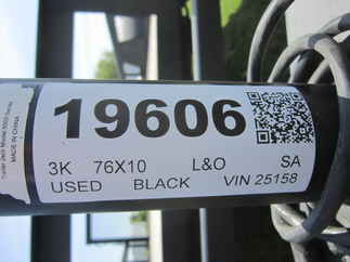 2024 L&O Mfg 76x10  Single Axle Utility 6410U