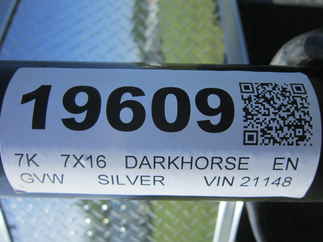 2025 Darkhorse 7x16  Enclosed Cargo DHW7X16TA35
