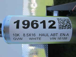 2025 Haul-About 8.5x16  Enclosed Car Hauler LPD8516TA3