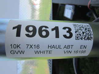 2025 Haul-About 7x16  Enclosed Cargo LPD716TA3