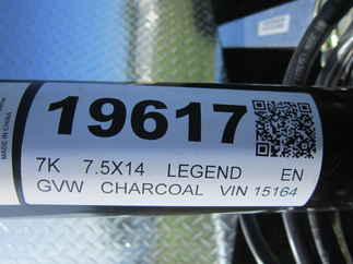 2026 Legend 7.5x14  Enclosed Cargo 7.5X16TVTA35