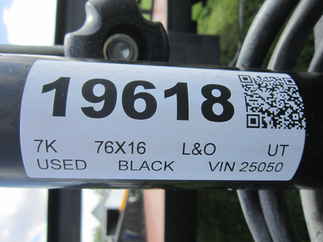 2024 L&O Mfg 76x16  Utility 6416U2B