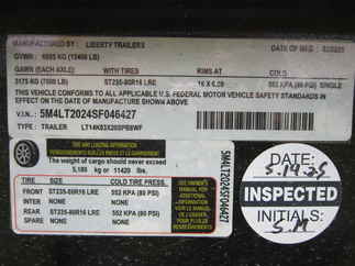 2025 Liberty 83x20  Equipment Tilt LT14K83X20SPB8WF