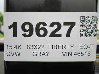 2025 Liberty 83x22  Equipment Tilt LT14K83X22SPB8WF