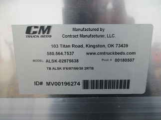 New CM 8.5 x 97 ALSK Flatbed Truck Bed