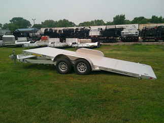 2026 Aluma 82x18  Car Hauler 8218TILT-TA-EL-RTD