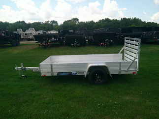 2026 Aluma 63x10  Aluminum Single Axle Utility 6310ESA-S-TG