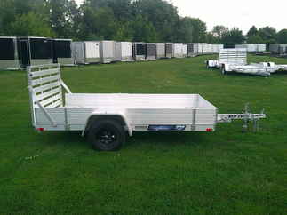 2026 Aluma 63x10  Aluminum Single Axle Utility 6310ESA-S-TG