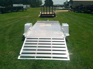 2026 Aluma 63x10  Aluminum Single Axle Utility 6310S-TG
