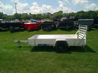 2026 Aluma 63x10  Aluminum Single Axle Utility 6310ESA-S-TG