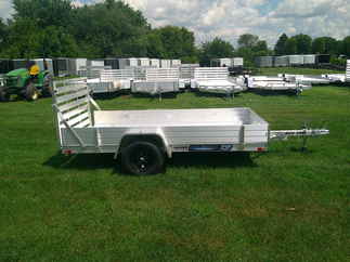 2026 Aluma 63x10  Aluminum Single Axle Utility 6310ESA-S-TG