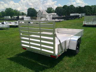 2026 Aluma 63x10  Aluminum Single Axle Utility 6310ESA-S-TG