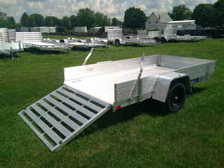 2026 Aluma 63x10  Aluminum Single Axle Utility 6310ESA-S-TG