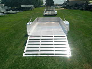 2026 Aluma 63x10  Aluminum Single Axle Utility 6310ESA-S-TG