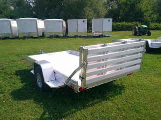 2026 Aluma 68x10  Aluminum Single Axle Utility 6810H-S-BT