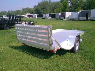 2026 Aluma 68x10  Aluminum Single Axle Utility 6810H-S-BT