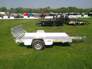 2026 Aluma 68x10  Aluminum Single Axle Utility 6810H-S-BT