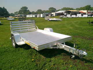 2026 Aluma 68x10  Aluminum Single Axle Utility 6810H-S-BT