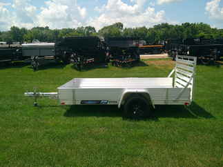 2026 Aluma 63x10  Aluminum Single Axle Utility 6310ESA-S-TG