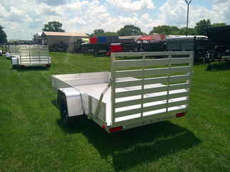 2026 Aluma 63x10  Aluminum Single Axle Utility 6310ESA-S-TG