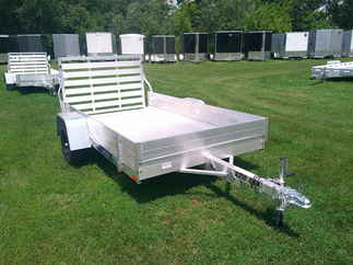 2026 Aluma 63x10  Aluminum Single Axle Utility 6310ESA-S-TG