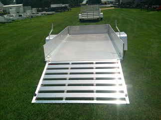 2026 Aluma 63x10  Aluminum Single Axle Utility 6310ESA-S-TG