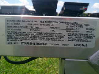 2026 Aluma 63x10  Aluminum Single Axle Utility 6310ESA-S-TG
