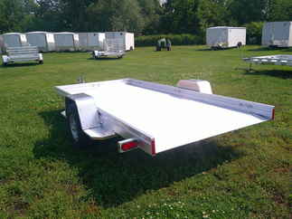 2026 Aluma 68x12  Aluminum Single Axle Utility 6812H-TILT-S