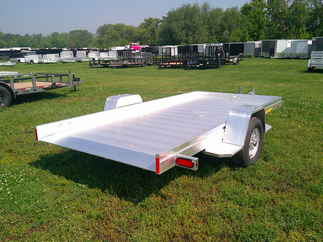 2026 Aluma 68x12  Aluminum Single Axle Utility 6812H-TILT-S