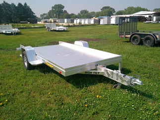2026 Aluma 68x12  Aluminum Single Axle Utility 6812H-TILT-S