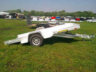 2026 Aluma 68x12  Aluminum Single Axle Utility 6812H-TILT-S
