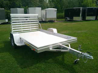 2026 Aluma 72x10  Aluminum Single Axle Utility 7210H-S-TG