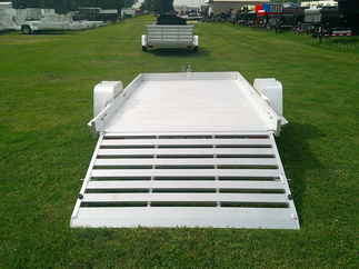 2026 Aluma 72x10  Aluminum Single Axle Utility 7210H-S-TG