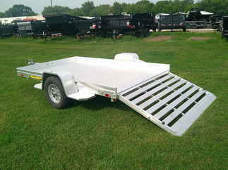 2026 Aluma 72x10  Aluminum Single Axle Utility 7210H-S-TG