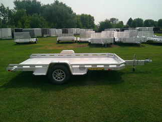 2026 Aluma 77x12  Aluminum Single Axle Utility 7712H-TILT-S