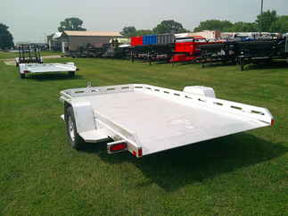2026 Aluma 77x12  Aluminum Single Axle Utility 7712H-TILT-S