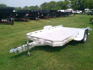 2026 Aluma 77x12  Aluminum Single Axle Utility 7712H-TILT-S