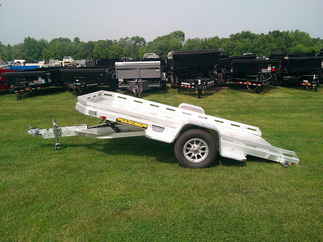 2026 Aluma 77x12  Aluminum Single Axle Utility 7712H-TILT-S