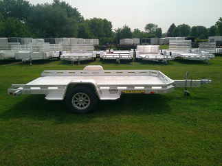 2026 Aluma 77x12  Aluminum Single Axle Utility 7712H-TILT-S