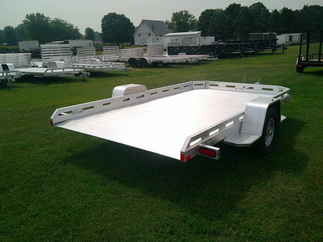 2026 Aluma 77x12  Aluminum Single Axle Utility 7712H-TILT-S