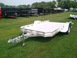 2026 Aluma 77x12  Aluminum Single Axle Utility 7712H-TILT-S