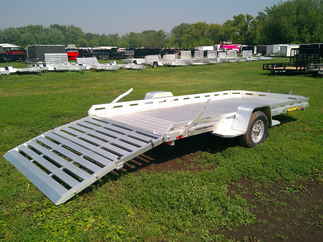 2026 Aluma 78x14  Aluminum Single Axle Utility 7814S-BT-TR