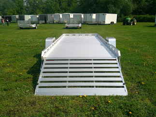 2026 Aluma 78x15  Aluminum Single Axle Utility 7815S-EL-TG-TR