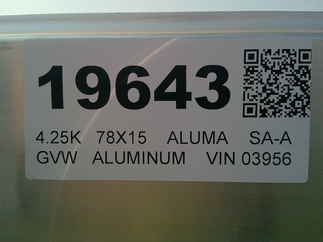 2026 Aluma 78x15  Aluminum Single Axle Utility 7815S-EL-TG-TR