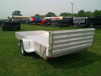 2026 Aluma 81x14  Aluminum Single Axle Utility 8114S-R-BT-SR