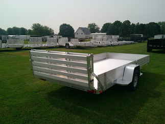 2026 Aluma 81x14  Aluminum Single Axle Utility 8114S-R-BT-SR