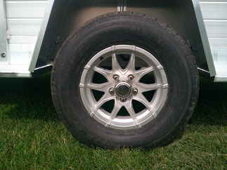 2026 Aluma 81x14  Aluminum Single Axle Utility 8114S-R-BT-SR