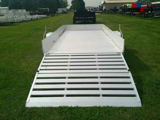 2026 Aluma 81x14  Aluminum Single Axle Utility 8114S-R-BT-SR