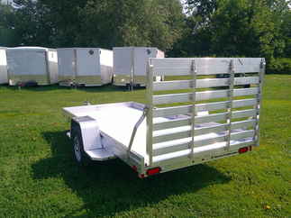 2026 Aluma 68x12  Aluminum Single Axle Utility 6812H-S-TG