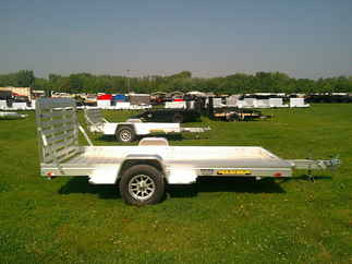 2026 Aluma 68x12  Aluminum Single Axle Utility 6812H-S-TG